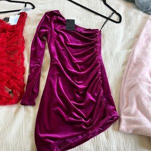 Ginnie mini dress by NBD in magenta
